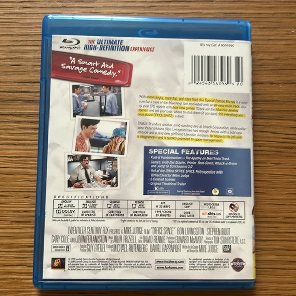 Office Space. Special Edition. Blu-ray Disc. - Picture 3 of 3